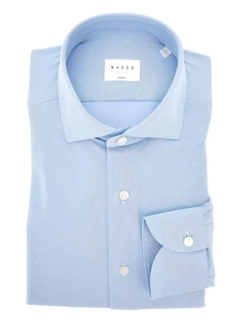Xacus geometric-patterned shirt