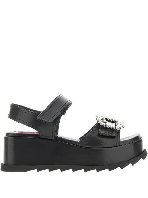 Roger Vivier sandalias Slidy con plataforma y apliques