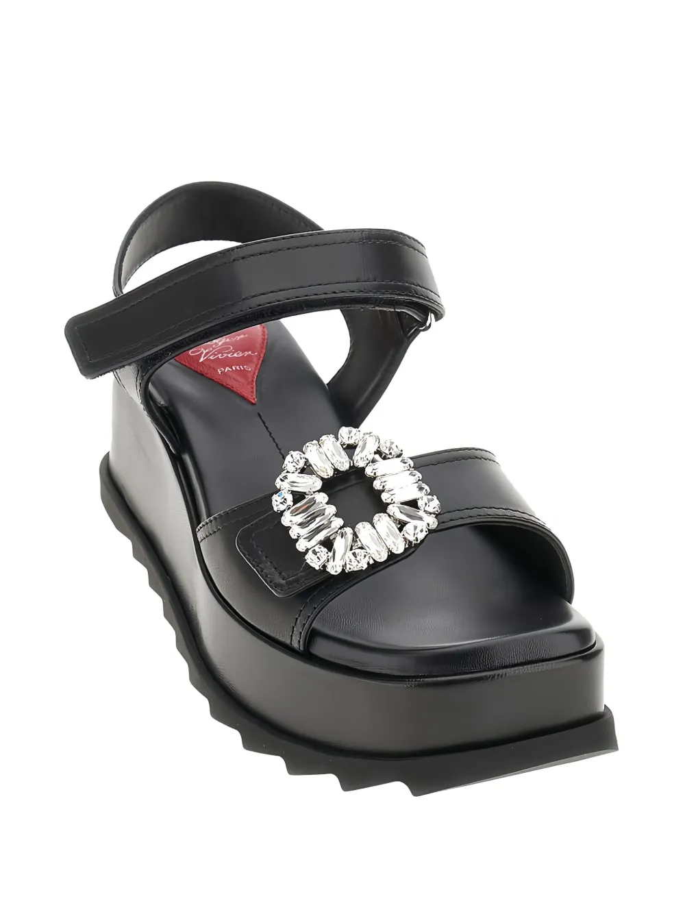 Roger Vivier Slidy embellished platform sandals | Heeled Sandals | Image 2