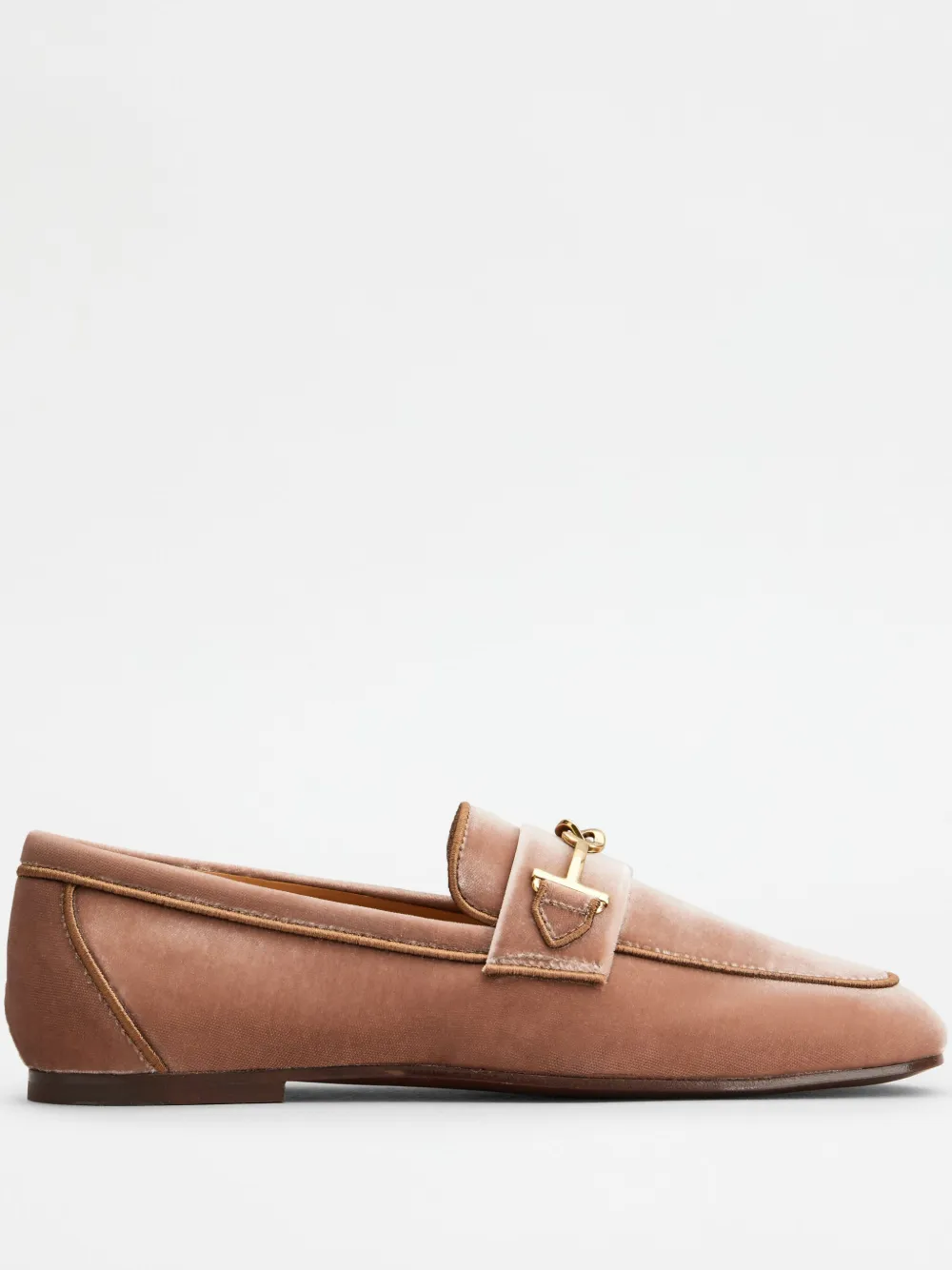 Tod's horsebit-detail loafers Roze