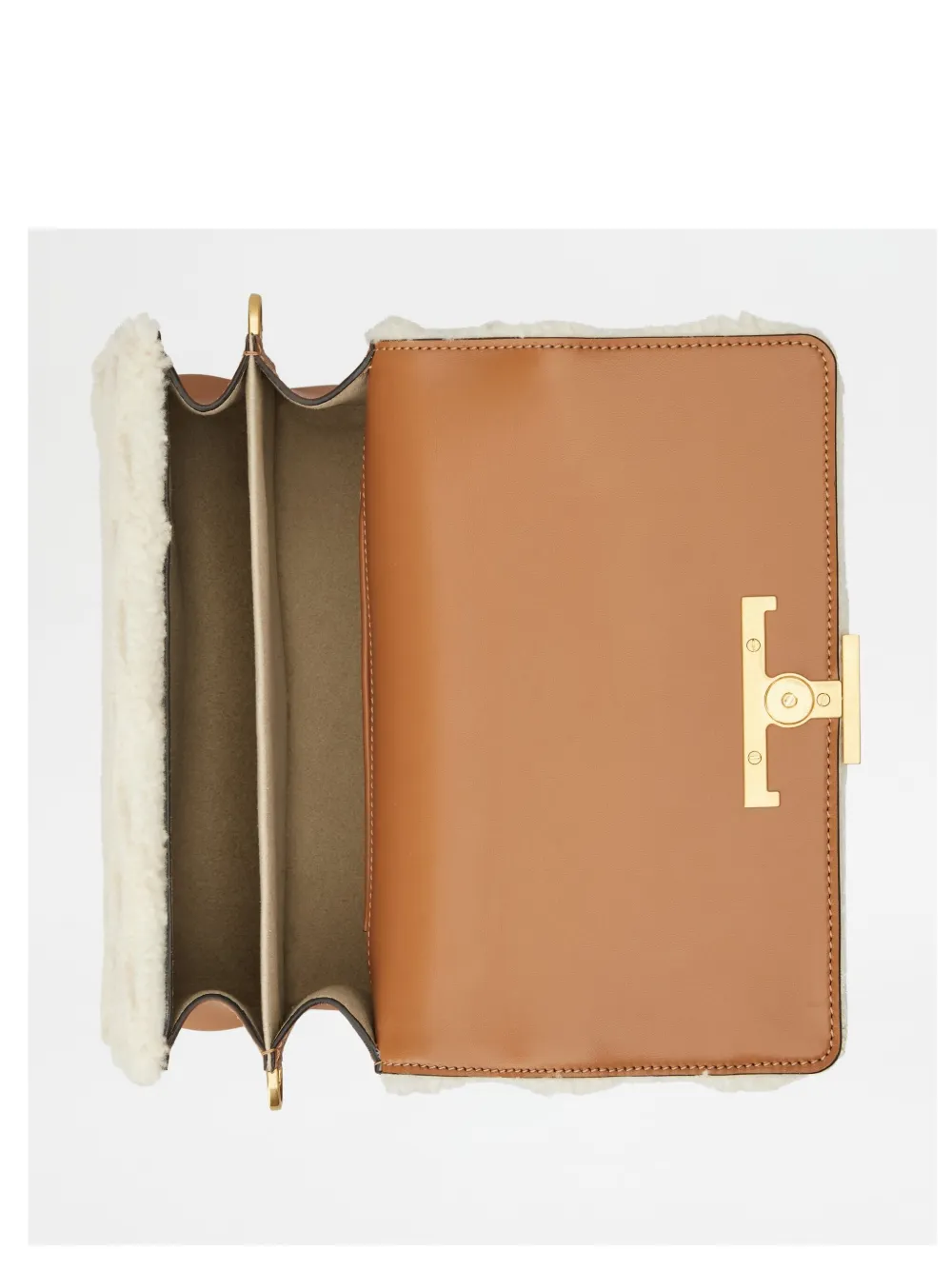 Tod's T Timeless leren schoudertas Wit