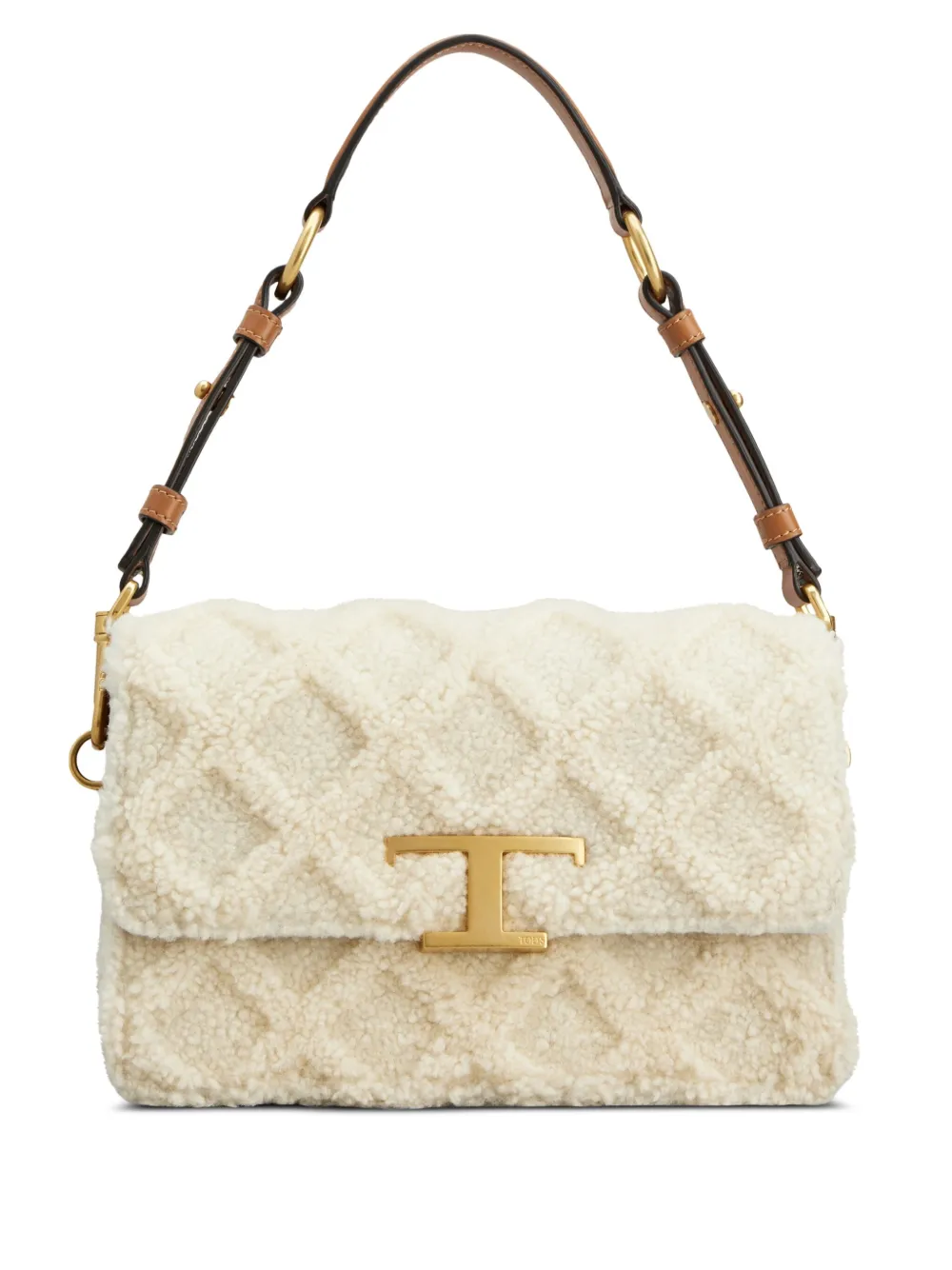 Tod's T Timeless leren schoudertas Wit