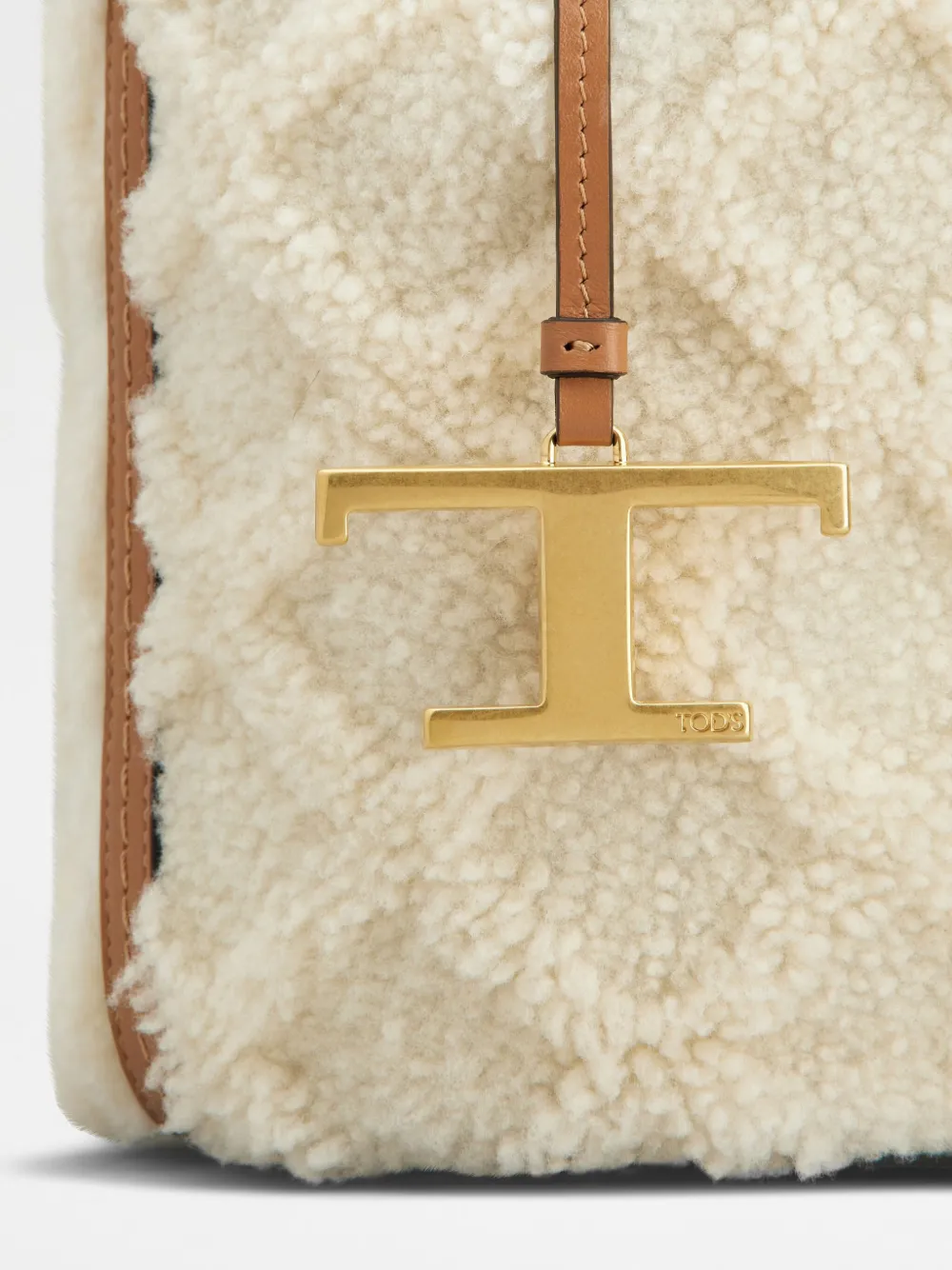 Tod's Bucket-tas met logobedel Wit