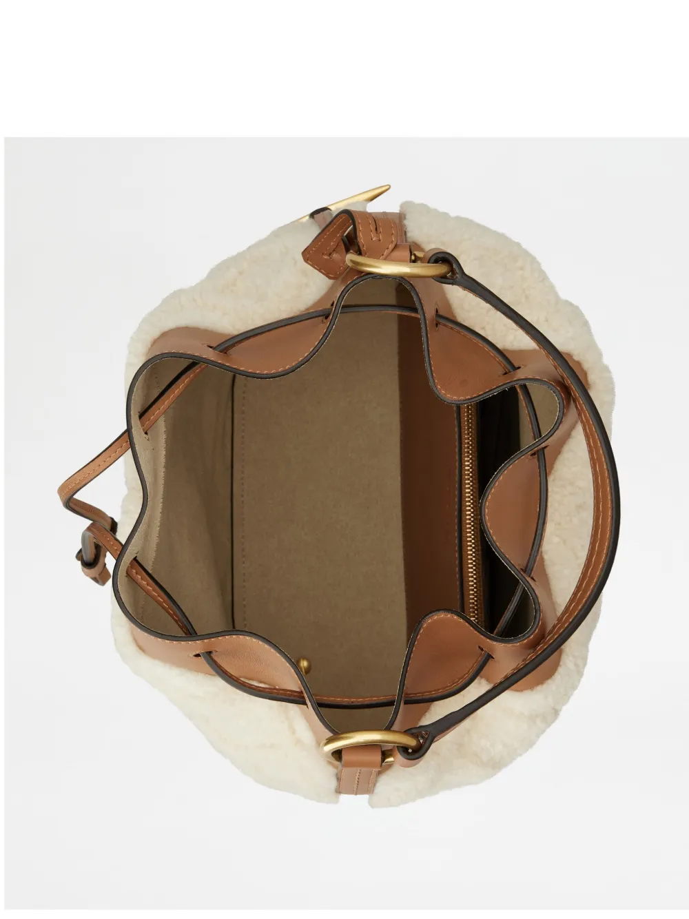 Tod's Bucket-tas met logobedel Wit