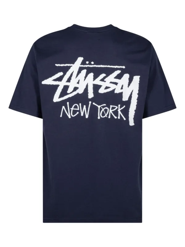 【Stussy】◆Basic Stussy T-Shirt Navy◆大人気・関税込◆ Stüssy Basic T-shirt | Blue | FARFETCH
