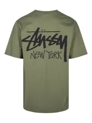 Stüssy Basic T-shirt | Green | FARFETCH