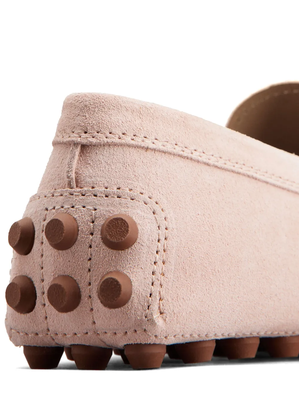 Tod's Gommino suède loafers Roze
