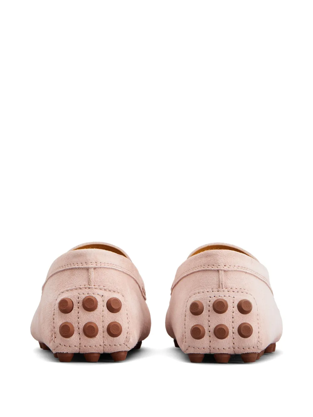 Tod's Gommino suède loafers Roze