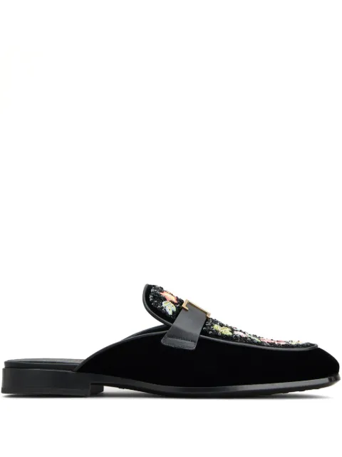 Tod's velvet slippers