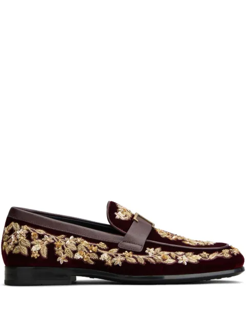 Tod's velvet loafers