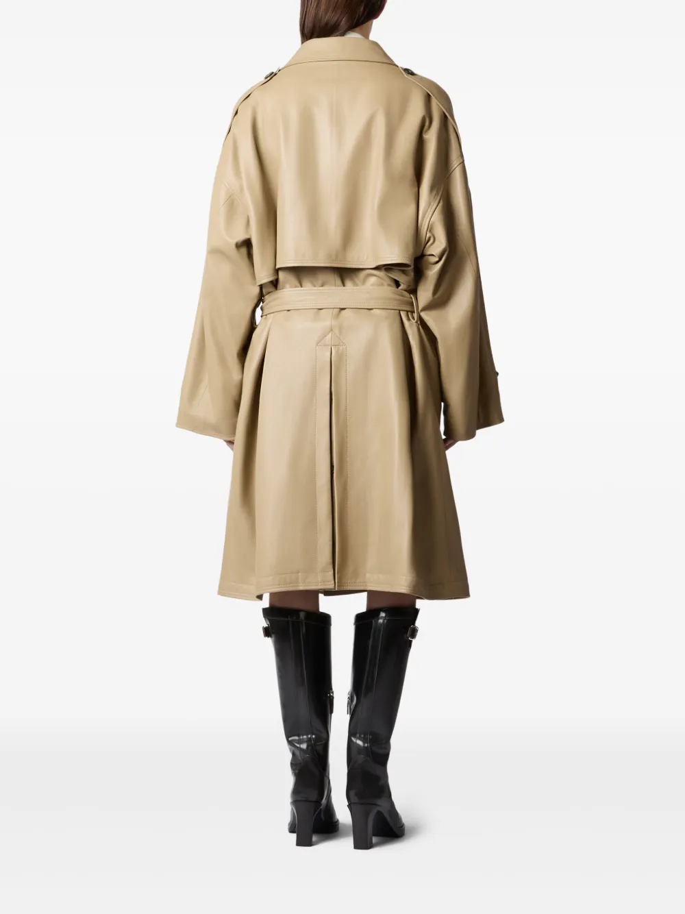  Tod's Belted Trench Coat - Neutrals 