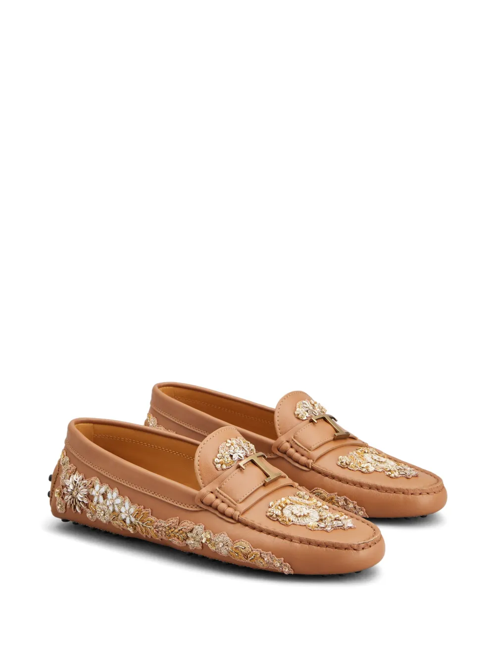 Tod's x Rahul Mishra T Timeless loafers - Bruin