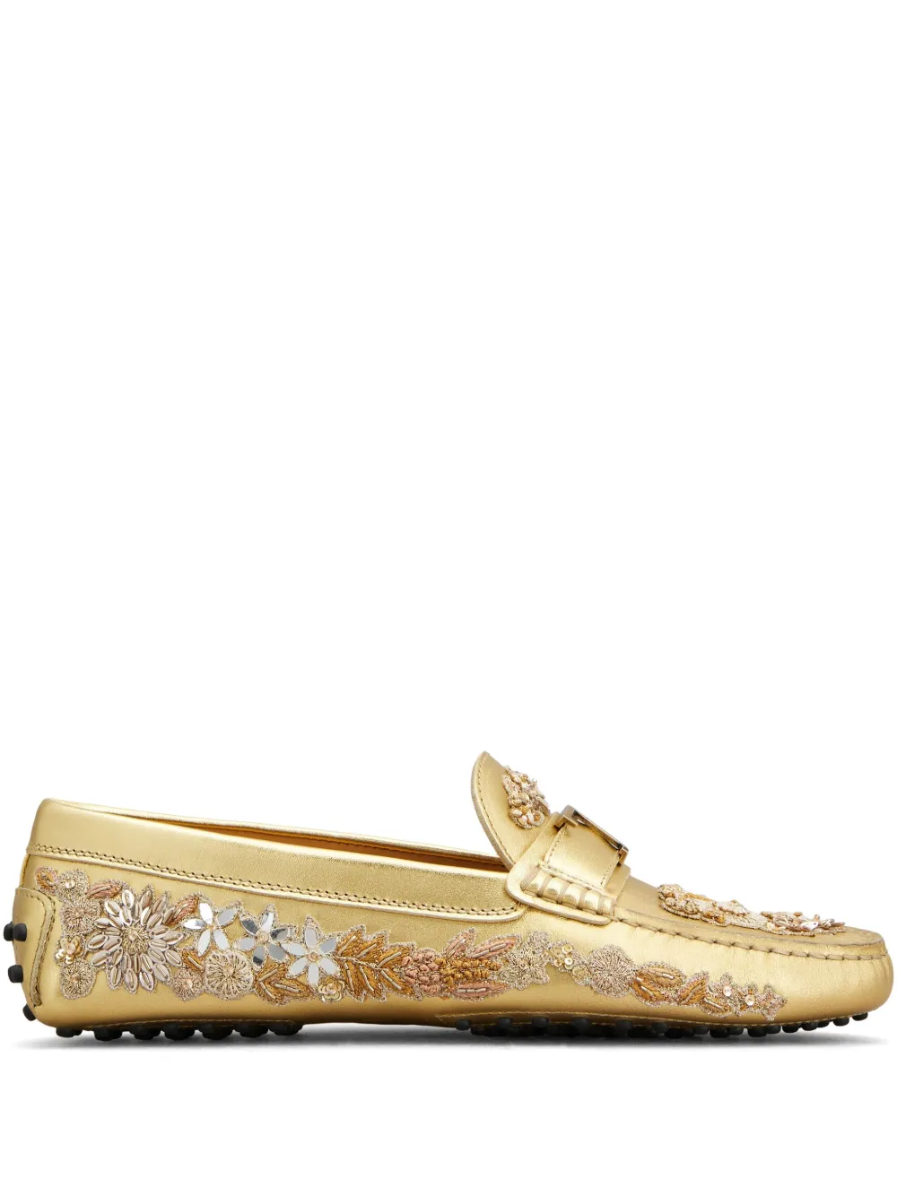 Tod's x Rahul Mishra T Timeless loafers Goud