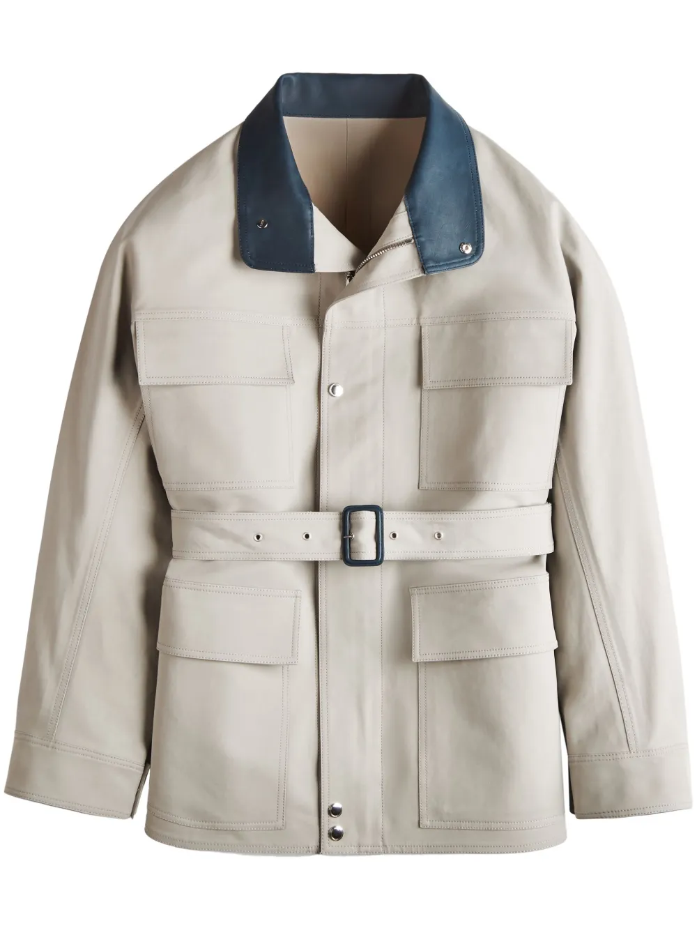 Tod's Jas met enkele rij knopen Grijs