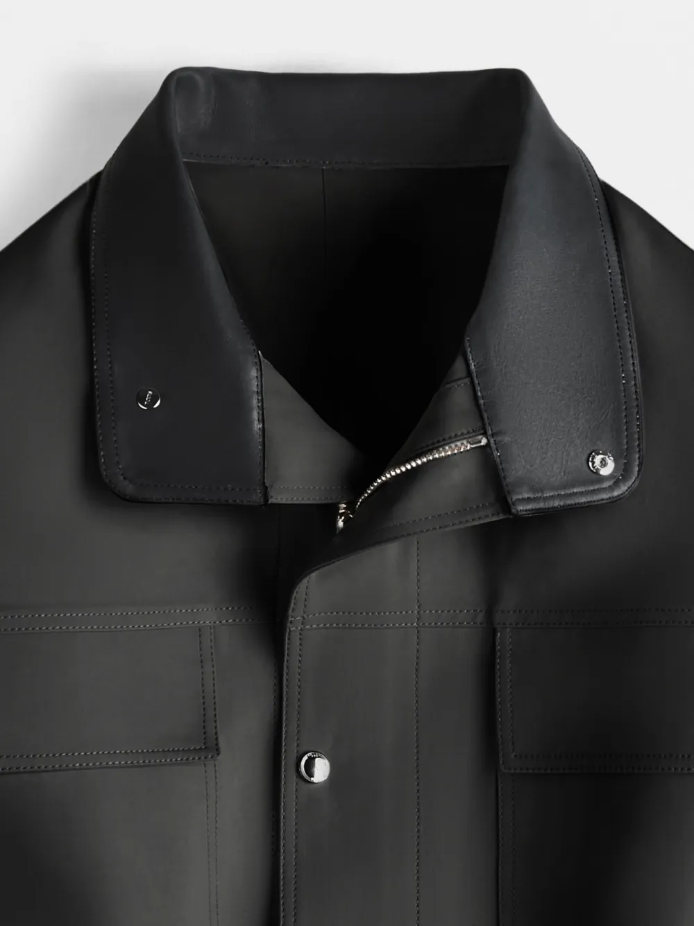 Tod's Jas met enkele rij knopen Zwart