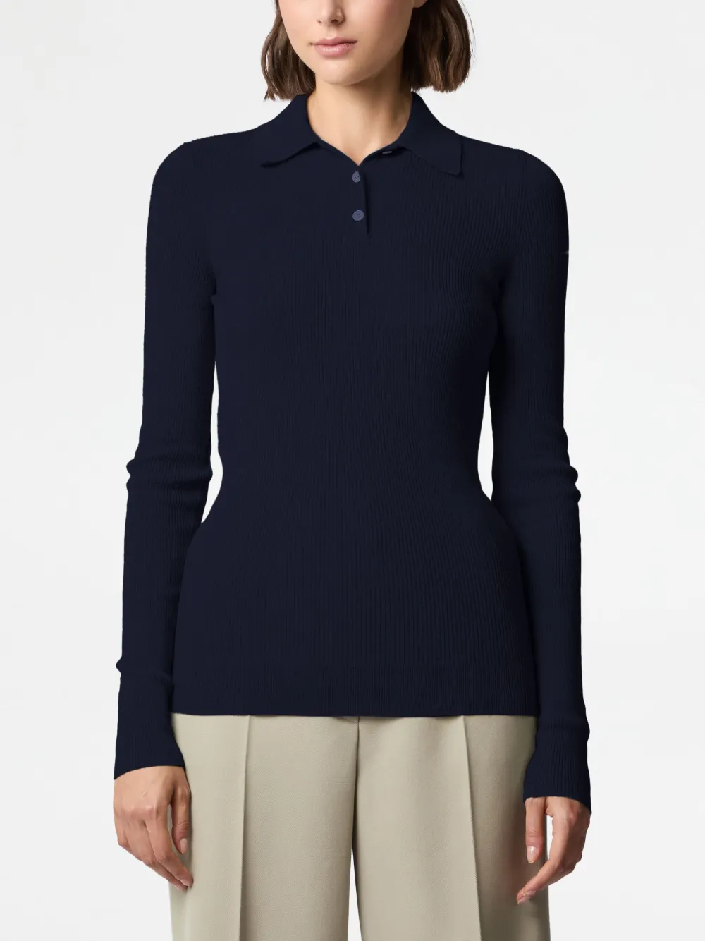 Tod's knitted polo top - Blauw