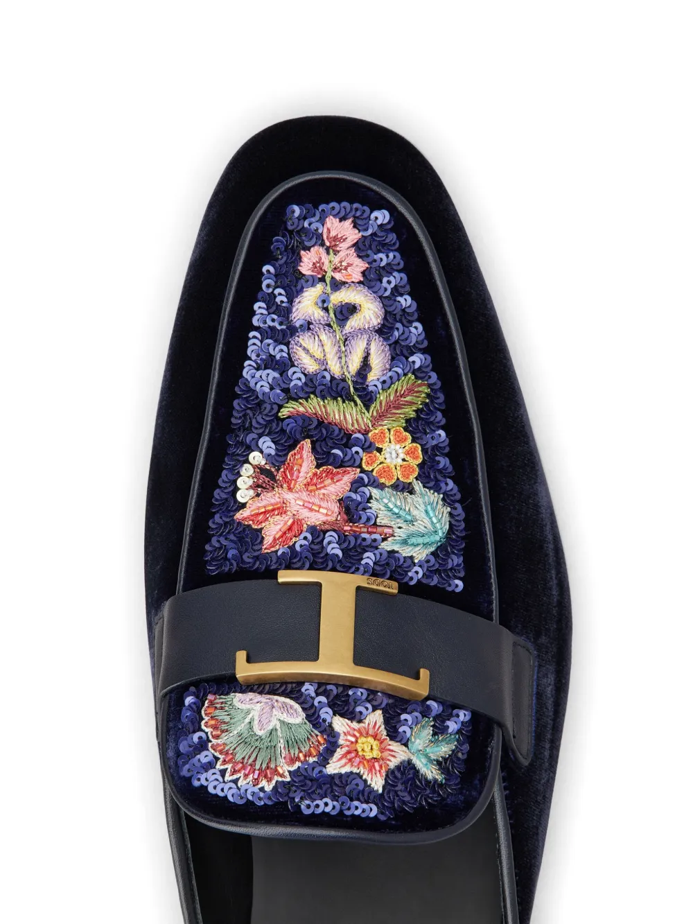 Tod's Fluwelen loafers Blauw