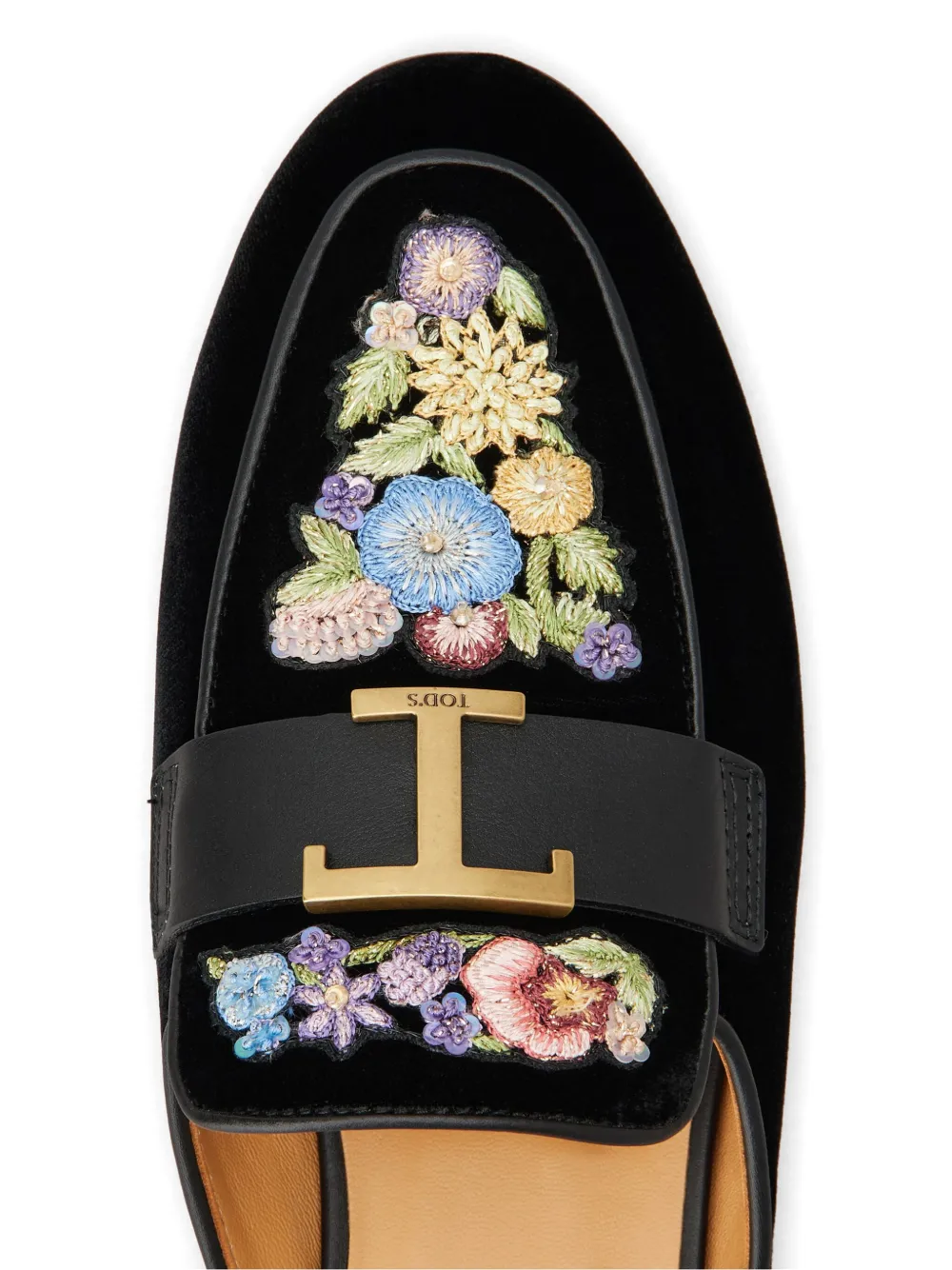 Tod's x Rahul Mishra T Timeless loafers Zwart