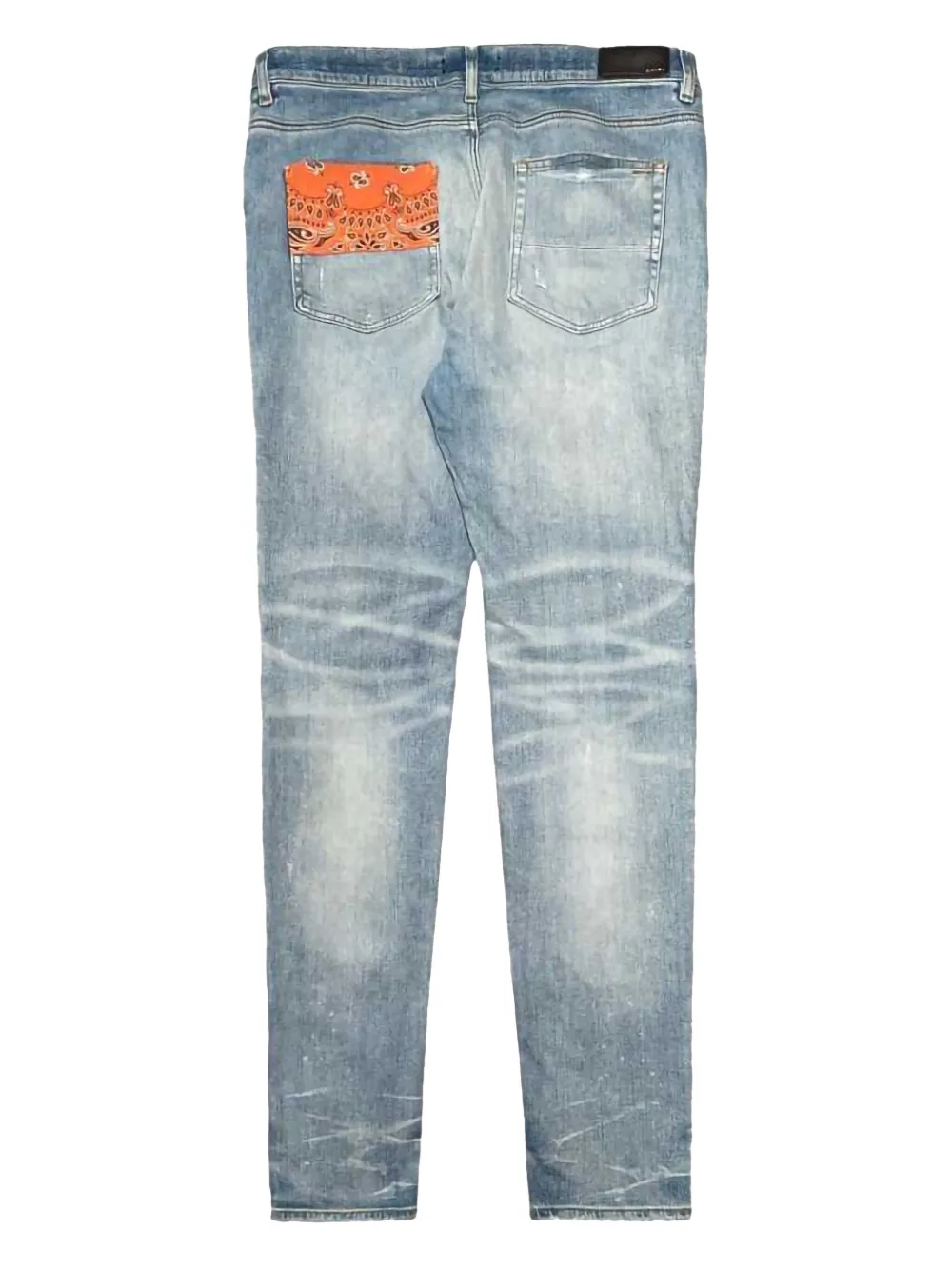 AMIRI Bandana Art jeans - Blauw