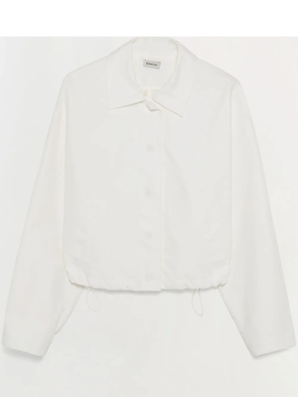Simkhai Everli Cropped Jacket In White