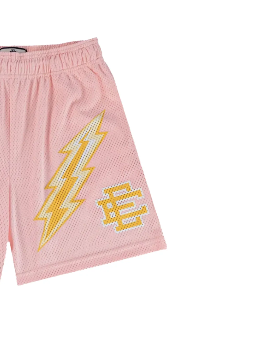 ERIC EMANUEL Mesh shorts met bliksemflits Roze