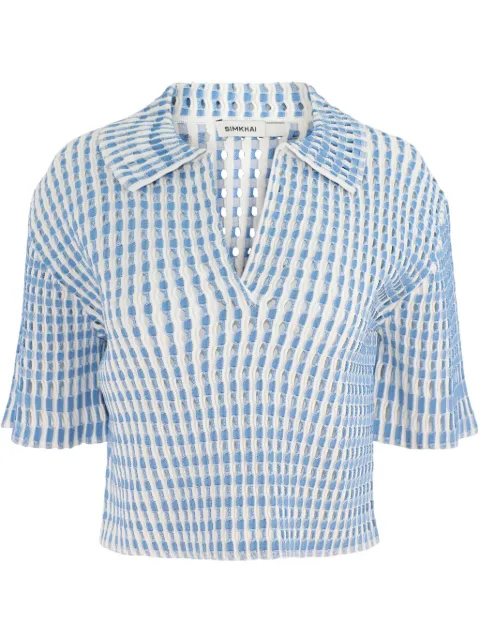 Simkhai playera tipo polo Adley