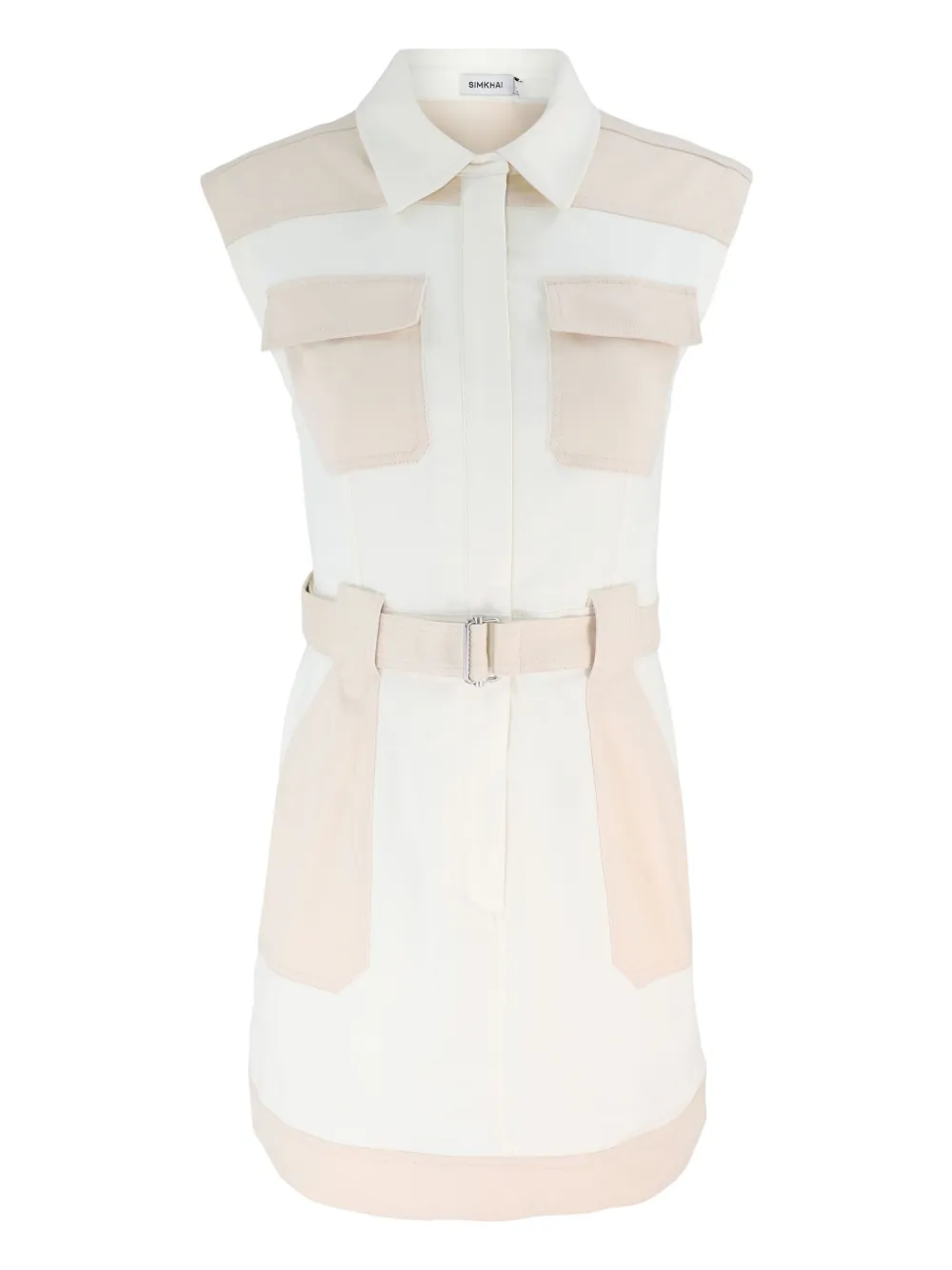 Simkhai Esmee mini-jurk Wit
