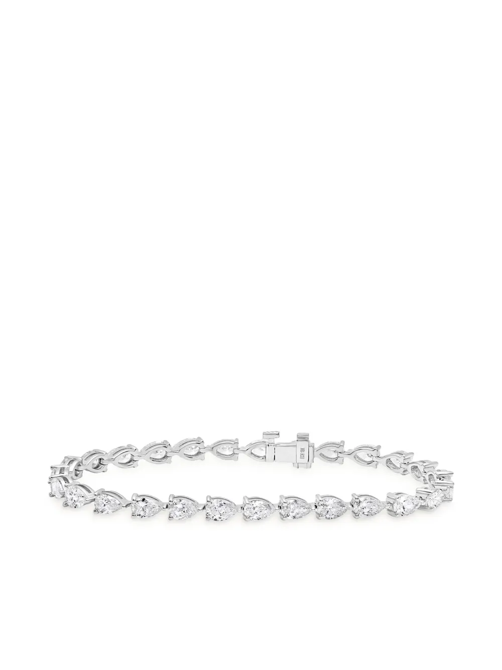 18K white gold diamond tennis bracelet