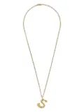 Jewels Aficionado 14K yellow gold S-pendant necklace
