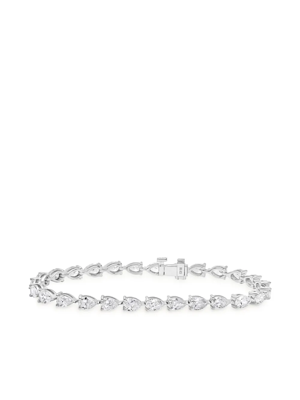 18K white gold diamond tennis bracelet