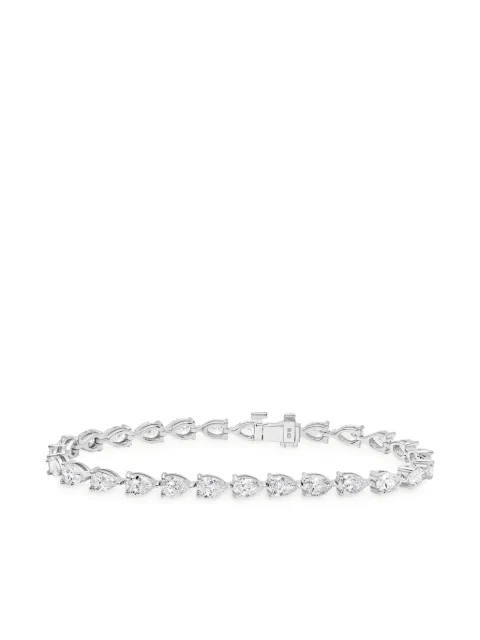 Jewels Aficionado 18K white gold diamond tennis bracelet