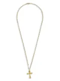 Jewels Aficionado 14K yellow gold Cross-pendant necklace