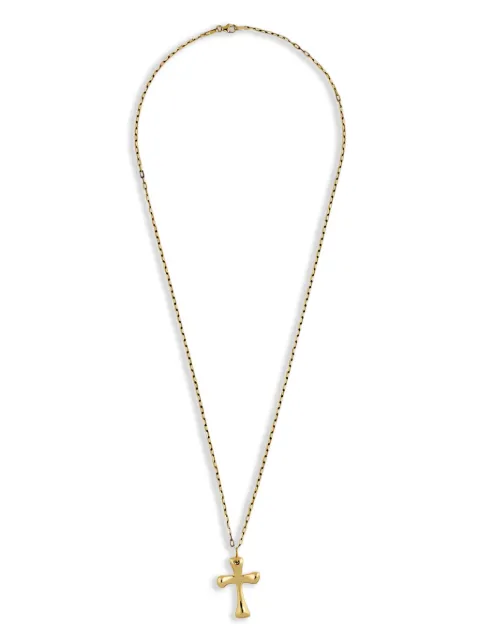 Jewels Aficionado collier en or 14ct à pendentif croix