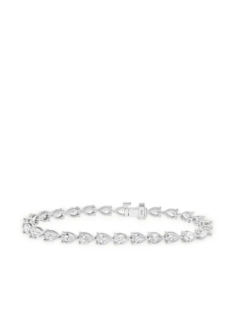 Jewels Aficionado 18K white gold diamond tennis bracelet