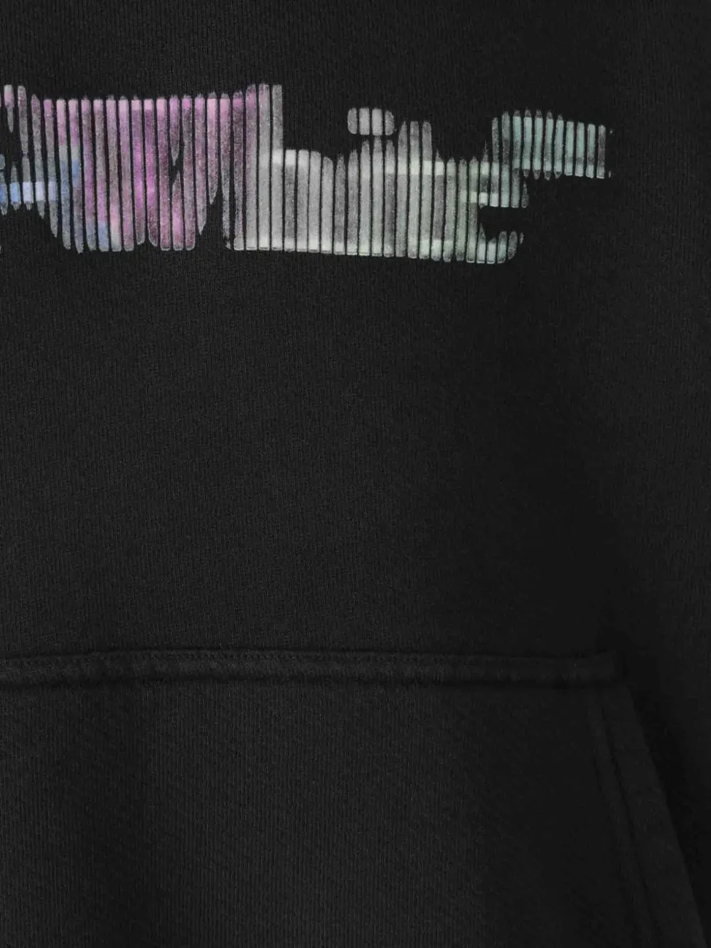 Off-White Hoodie met logoprint Zwart