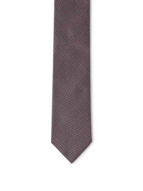Zegna geometric-pattern tie