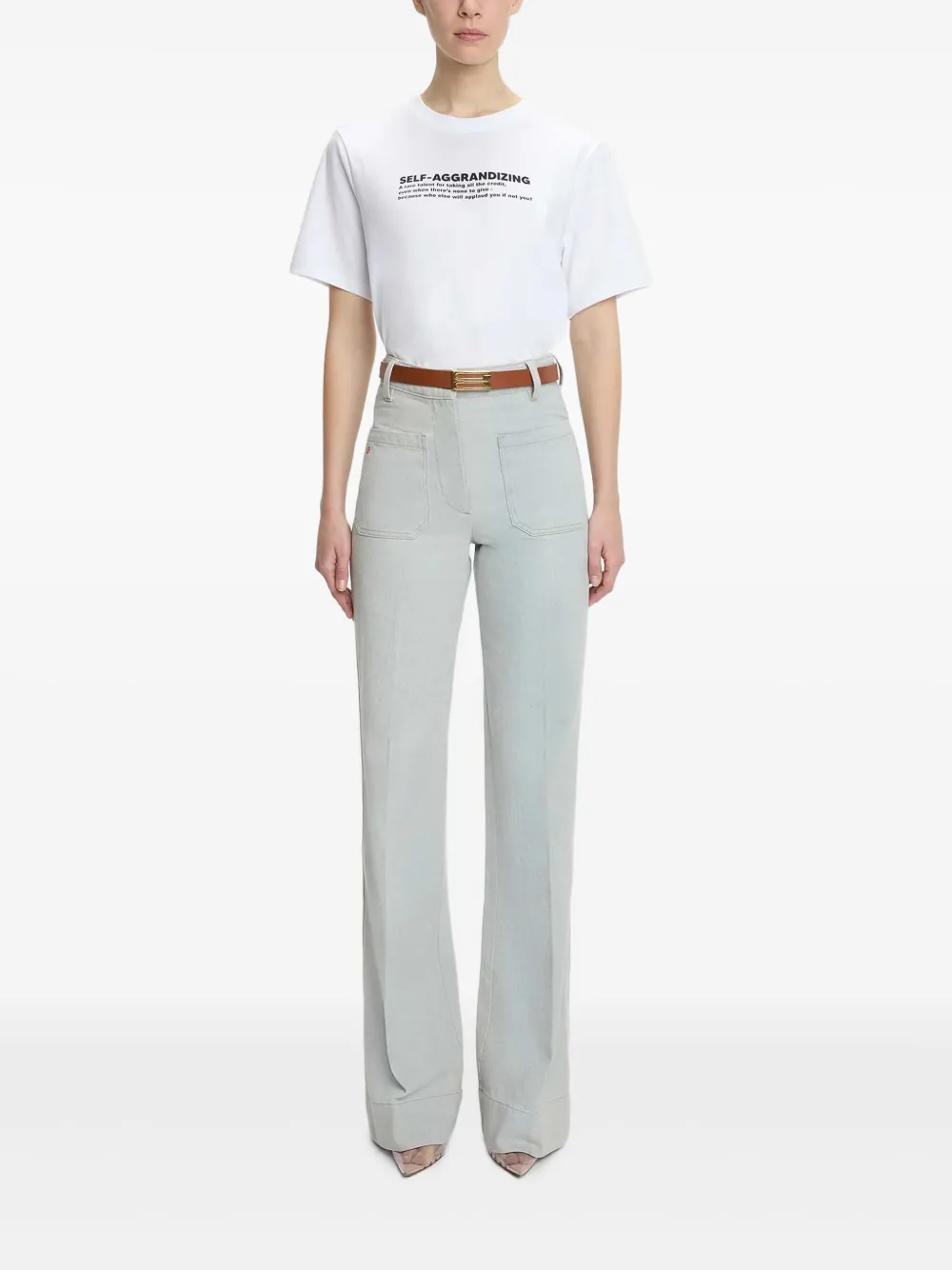 Victoria Beckham slogan-print T-Shirt | T-Shirts & Jersey Shirts | Image 2