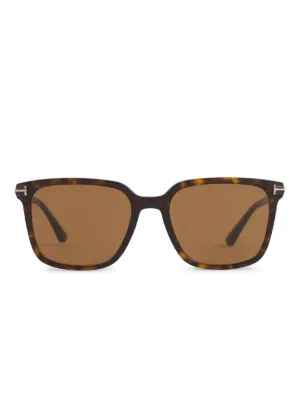 TOM FORD Eyewear Dax スクエアフレーム サングラス | ブラウン