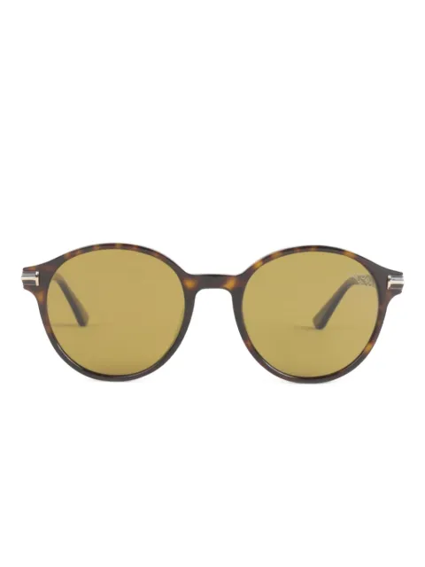 TOM FORD lentes de sol con armazón redonda estilo carey