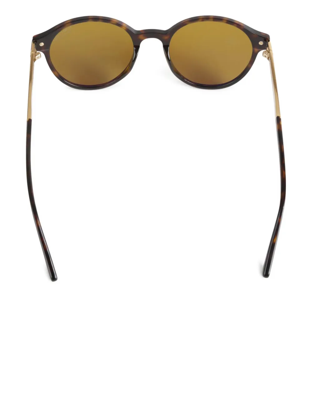 TOM FORD Zonnebril met rond montuur Bruin