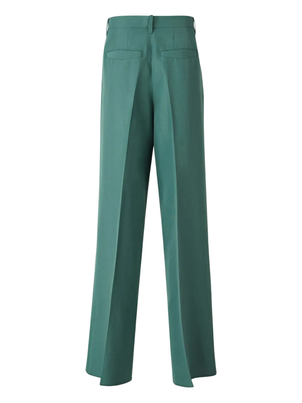 Dorothee Schumacher pressed-crease trousers - Groen