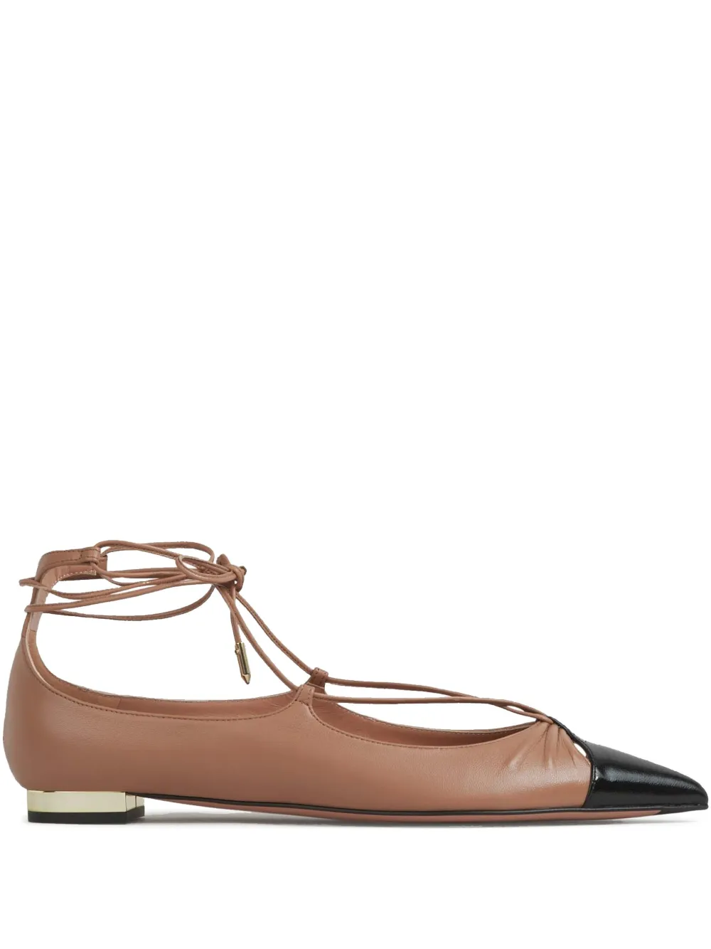 Aquazzura Gytane ballerina shoes Neutrals