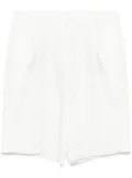 Zegna linen shorts - White