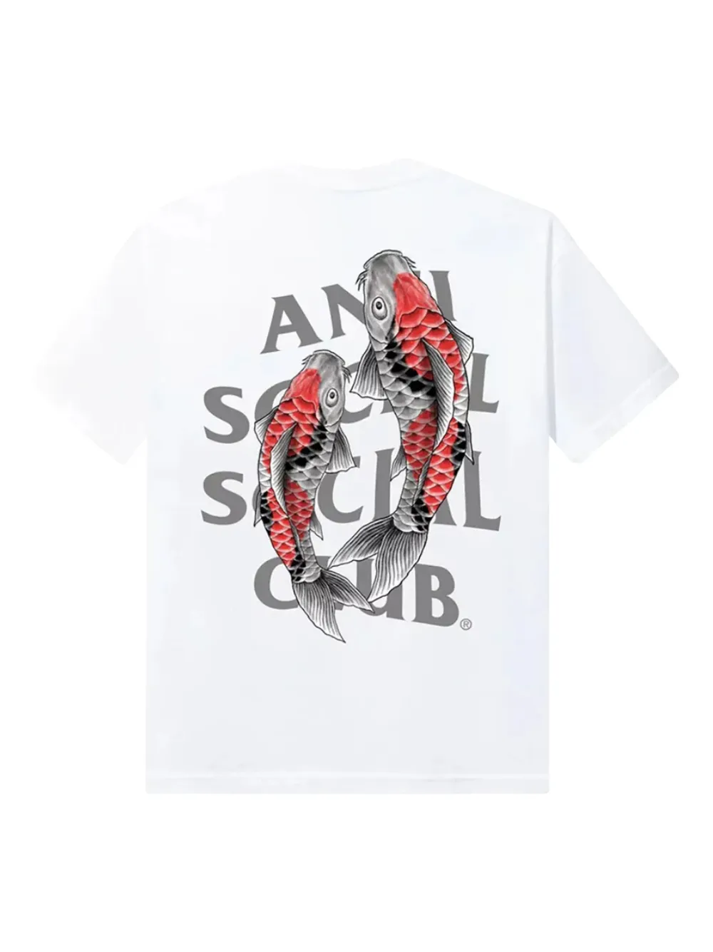 Anti Social Social Club Koi Garden graphic-print T-shirt - Wit