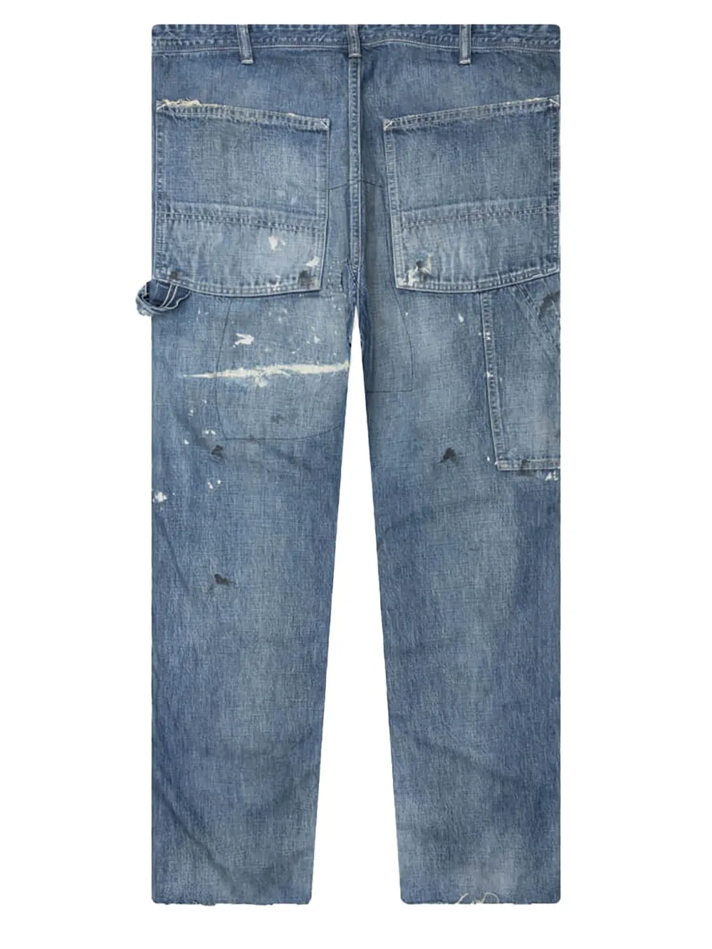 SAINT MXXXXXX Painter jeans met verfspatten - BLUE