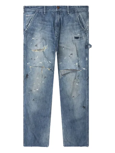 SAINT MXXXXXX Painter splattered jeans