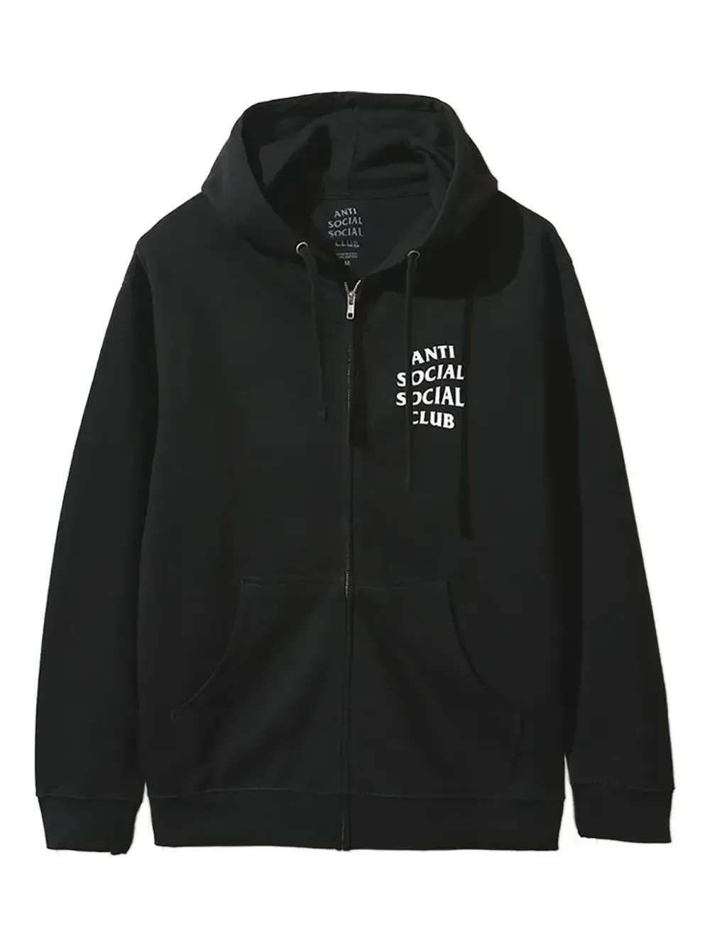 Anti Social Club 911 Turbo zip-up hoodie Zwart