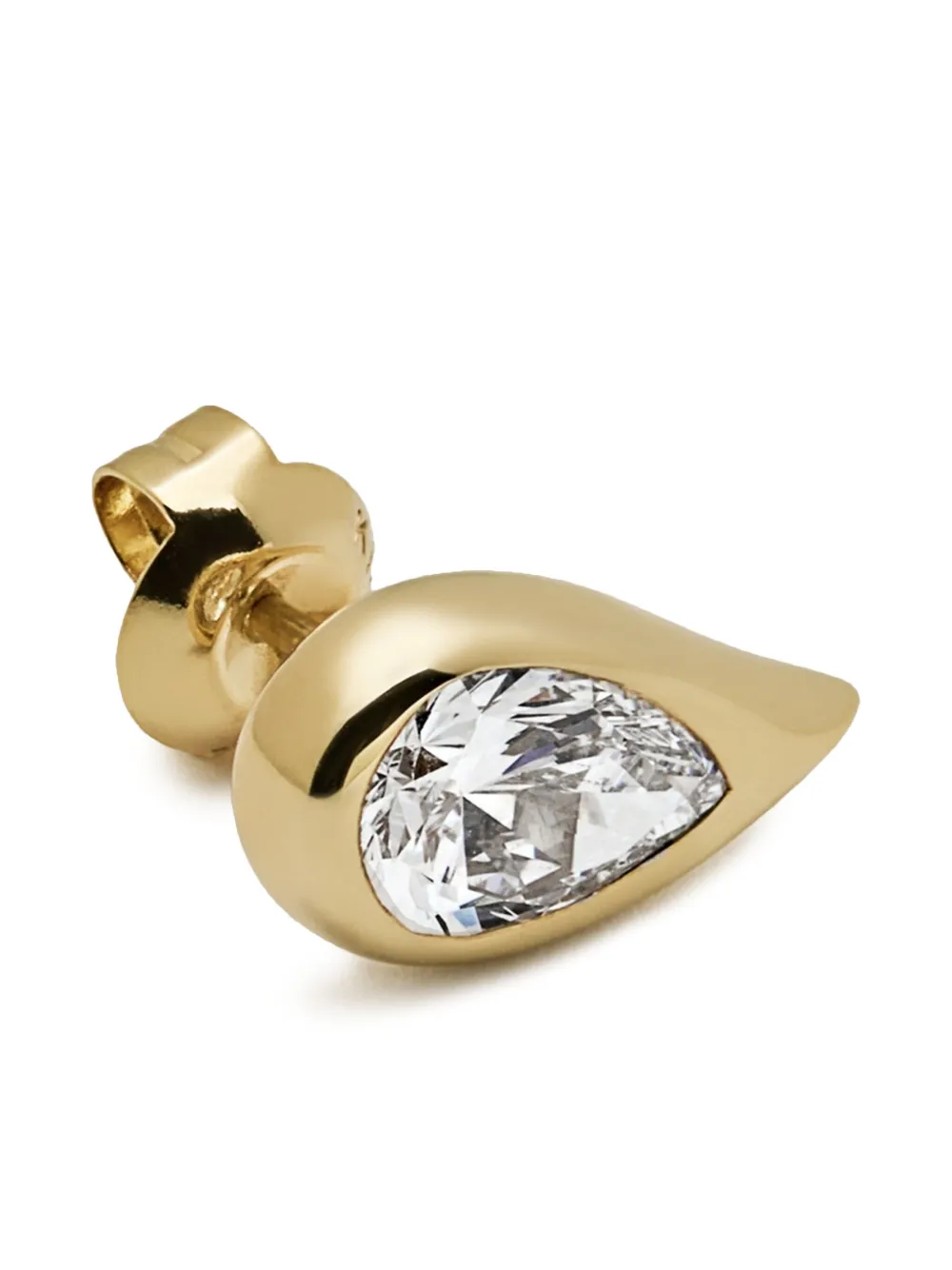 Jewels Aficionado 14k Yellow Gold Mika Stud Earring In Gold
