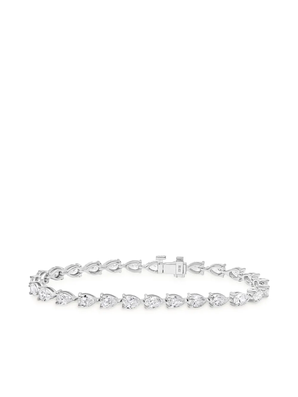 18K white gold diamond tennis bracelet