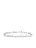 Jewels Aficionado 18K white gold diamond tennis bracelet - Silver